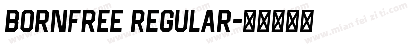 BornFree Regular字体转换